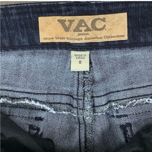 Nine West VAC Dark Wash Jeans Vintage America Collection Comfort Fit size 8 - Picture 11 of 13